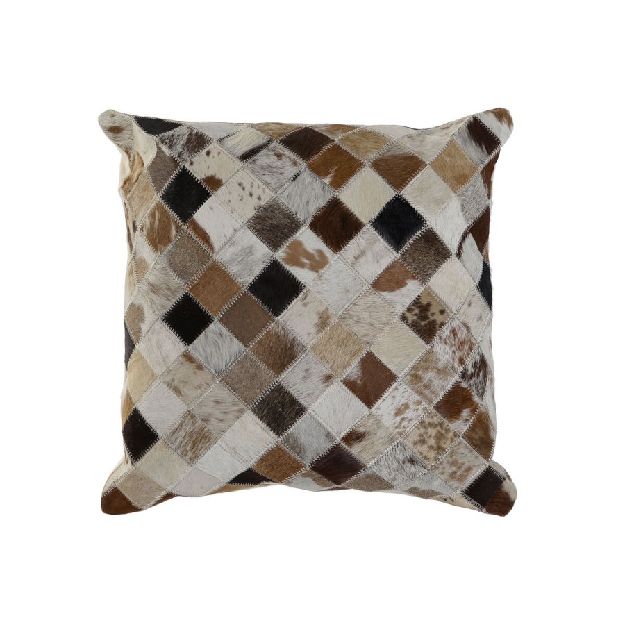 Pude DKD Home Decor Beige Camel Kolonistil 40 x 10 x 40 cm #1