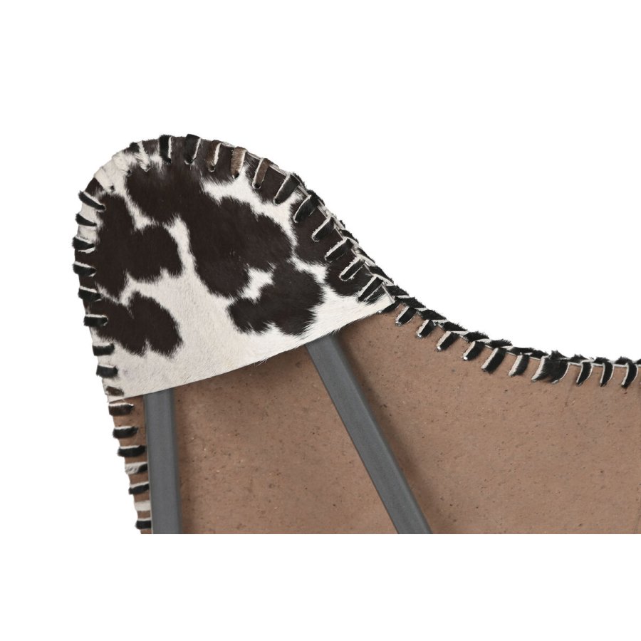 L�nestol DKD Home Decor Fl�defarvet M�rkebrun Jern 70 x 70 x 90 cm #6