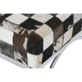 Stol DKD Home Decor Fl�defarvet S�lvfarvet M�rkebrun St�l 122 x 41 x 44 cm #2