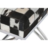 Stol DKD Home Decor Brun Fl�defarvet S�lvfarvet M�rkebrun St�l 53 x 40 x 43 cm #4