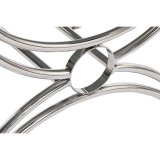 Stol DKD Home Decor Brun Fl�defarvet S�lvfarvet M�rkebrun St�l 53 x 40 x 43 cm #3