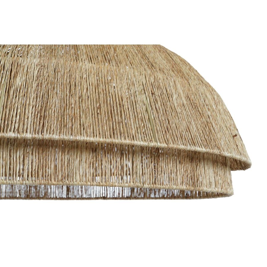 Loftslampe DKD Home Decor Lys brun Jute Jern 50 W 80 x 80 x 33 cm #2