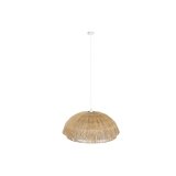 Loftslampe DKD Home Decor Lys brun Jute Jern 50 W 80 x 80 x 33 cm #1
