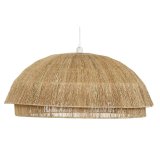 Loftslampe DKD Home Decor Lys brun Jute Jern 50 W 80 x 80 x 33 cm #5