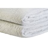 Sengetppe (vattppe) DKD Home Decor Hvid Seng 180 270 x 270 x 1 cm #21