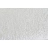 Sengetppe (vattppe) DKD Home Decor Hvid Seng 180 270 x 270 x 1 cm #25