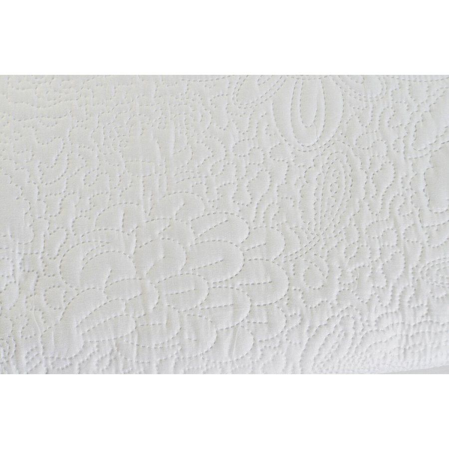 Sengetppe (vattppe) DKD Home Decor Hvid Seng 180 270 x 270 x 1 cm #25