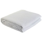 Sengetppe (vattppe) DKD Home Decor Hvid Seng 180 270 x 270 x 1 cm #1