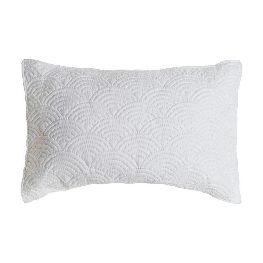 Pude DKD Home Decor Hvid Polyester 60 x 10 x 40 cm #1