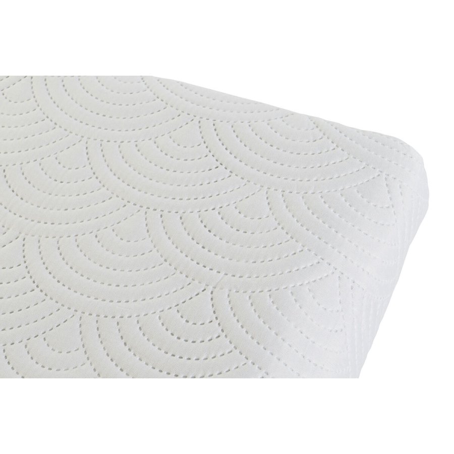 Sengetppe (vattppe) DKD Home Decor Hvid Seng 180 270 x 270 x 1 cm #5