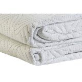 Sengetppe (vattppe) DKD Home Decor Hvid Seng 180 270 x 270 x 1 cm #17