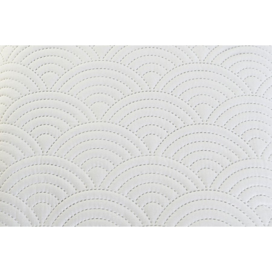 Sengetppe (vattppe) DKD Home Decor Hvid Seng 180 270 x 270 x 1 cm #21