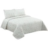 Sengetppe (vattppe) DKD Home Decor Hvid Seng 135/150 240 x 260 x 1 cm #1