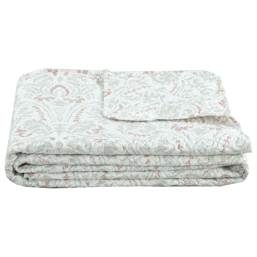 Sengetppe (vattppe) DKD Home Decor Hvid Seng 135/150 240 x 260 x 1 cm #9
