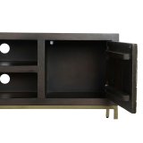 mbler DKD Home Decor 140 x 40 x 55 cm Sort Metal Akacie #7