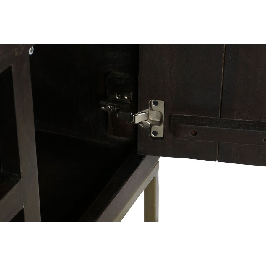 mbler DKD Home Decor 140 x 40 x 55 cm Sort Metal Akacie #3