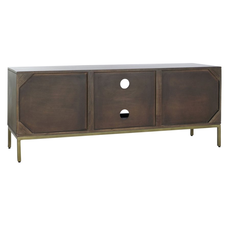 mbler DKD Home Decor 140 x 40 x 55 cm Sort Metal Akacie #2