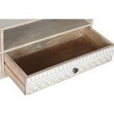 mbler DKD Home Decor Hvid Natur Mangotr 130 x 40 x 45 cm #4