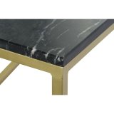 St med 3 borde DKD Home Decor Sort Gylden 50 x 35 x 60 cm #3