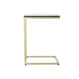 Sofabord DKD Home Decor 40 x 46 x 65 cm Sort Gylden Marmor Jern #4