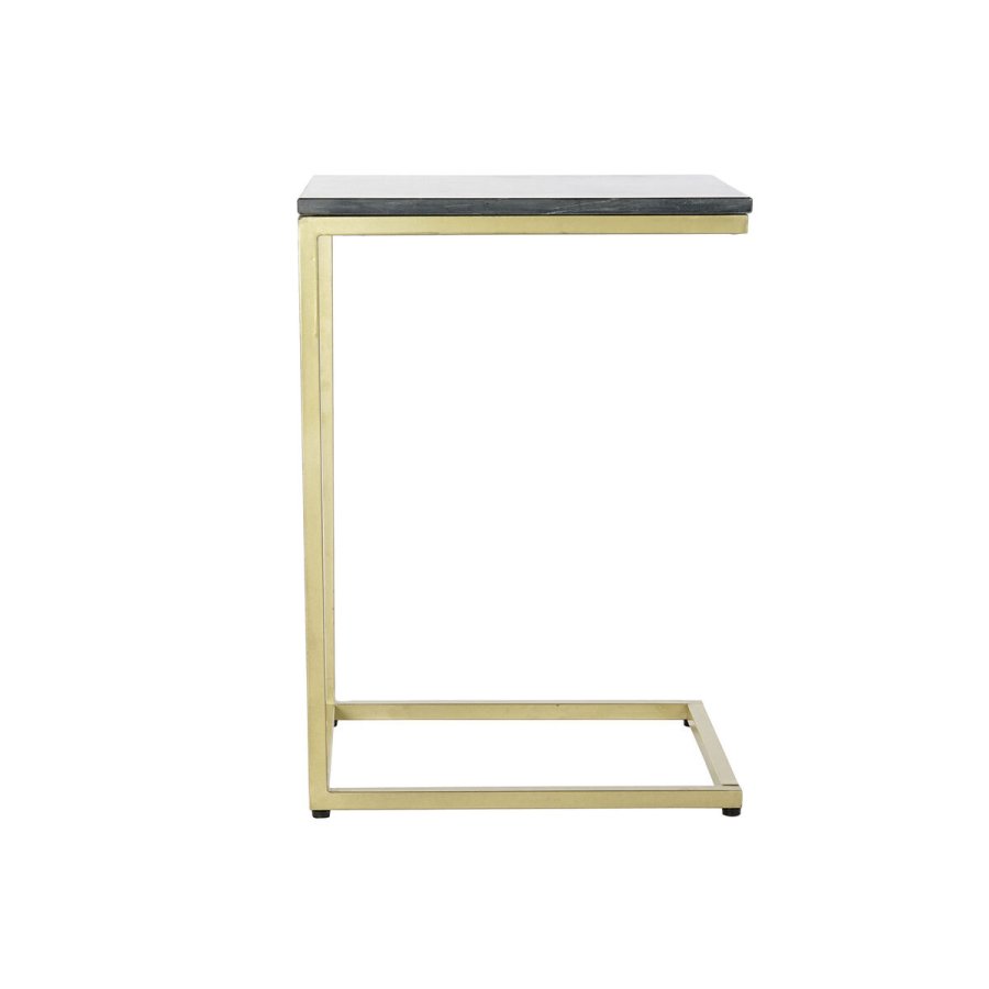 Sofabord DKD Home Decor 40 x 46 x 65 cm Sort Gylden Marmor Jern #4