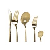 Bestik DKD Home Decor Gylden Rustfrit stl 3 x 1,5 x 13 cm 20 Dele #3