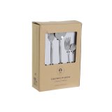 Bestik DKD Home Decor Slvfarvet Rustfrit stl 2 x 0,5 x 22 cm 20 Dele #4