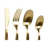 Bestik DKD Home Decor Gylden Rustfrit stl 2 x 0,5 x 22 cm 24 Dele #2