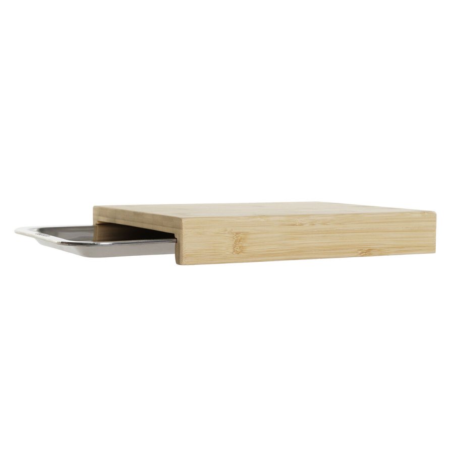 Skrebrt DKD Home Decor Natur Bambus Rustfrit stl 28 x 21,5 x 4,2 cm #10