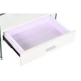 Natbord DKD Home Decor Hvid Gennemsigtig Krystal Tr MDF 50 x 40 x 45,5 cm #13