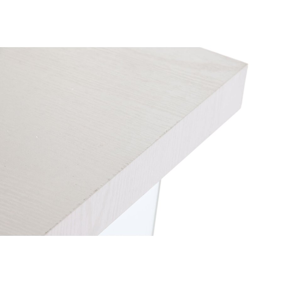 Skrivebord DKD Home Decor Hvid Gennemsigtig Krystal Tr MDF 120 x 50 x 76 cm #2