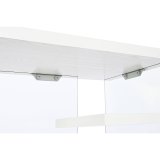 Skrivebord DKD Home Decor Hvid Gennemsigtig Krystal Tr MDF 120 x 50 x 76 cm #4