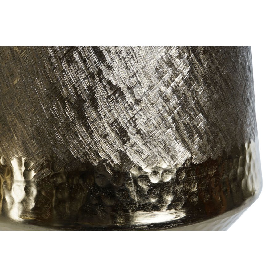 Borddekoration DKD Home Decor Gylden Slvfarvet Aluminium 19 x 19 x 20 cm (2 enheder) #3