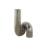 Vase DKD Home Decor Slvfarvet Aluminium 15 x 15 x 26 cm #1