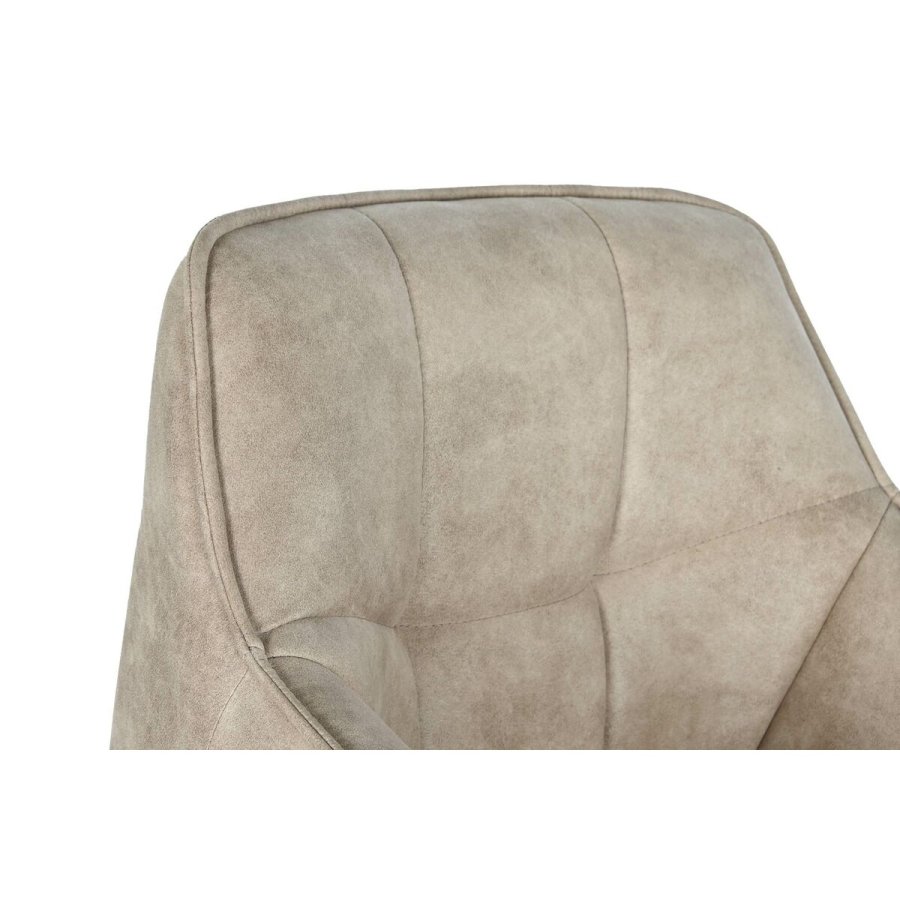 Taburet DKD Home Decor Sort Beige Metal 59 x 60 x 107 cm #5