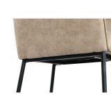 Taburet DKD Home Decor Sort Beige Metal 59 x 60 x 107 cm #13