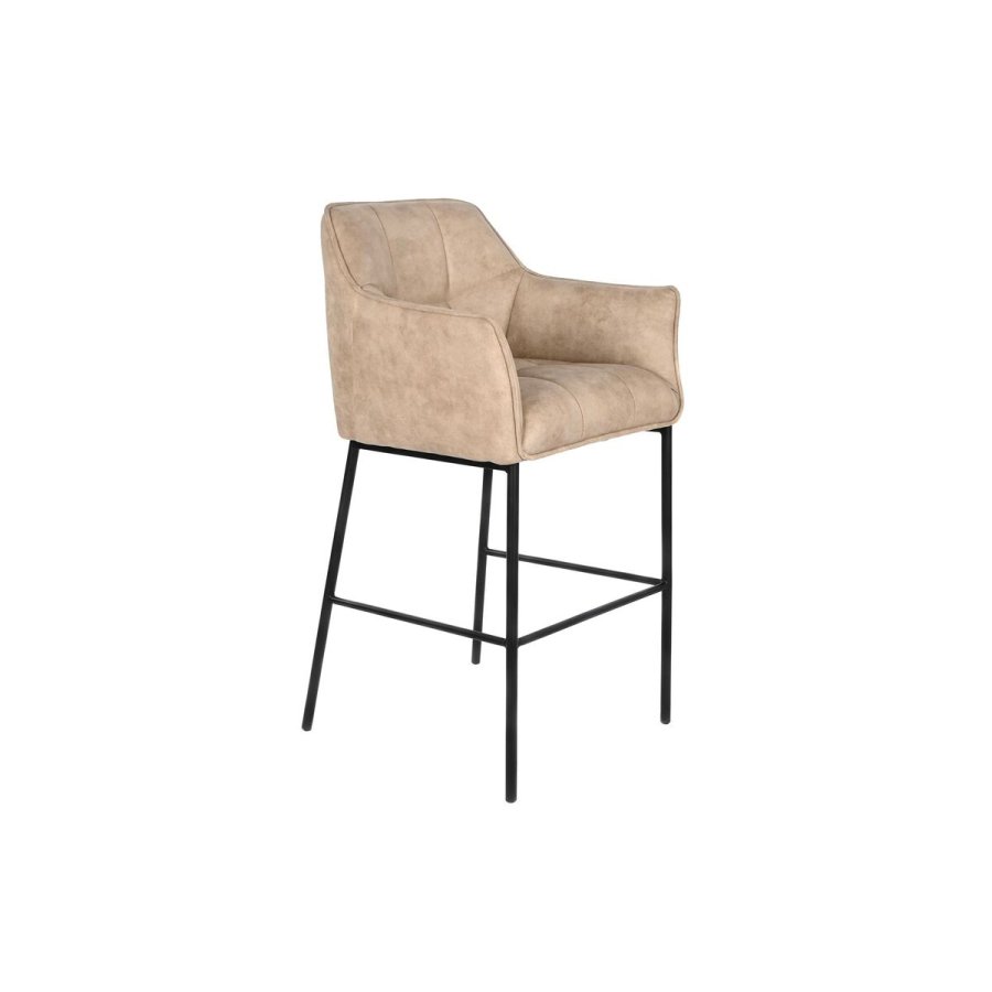Taburet DKD Home Decor Sort Beige Metal 59 x 60 x 107 cm #1