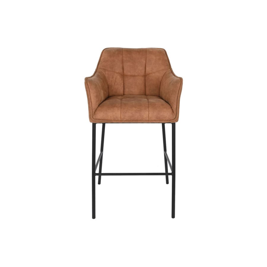 Taburet DKD Home Decor Sort Camel Metal 59 x 60 x 107 cm #13