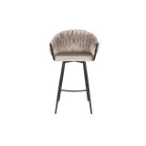 Taburet DKD Home Decor Sort Beige Metal 61 x 52 x 101 cm #13