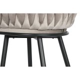 Taburet DKD Home Decor Sort Beige Metal 61 x 52 x 101 cm #21