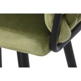 Taburet DKD Home Decor Sort Grn Fljl Metal 61 x 52 x 101 cm #9
