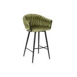 Taburet DKD Home Decor Sort Grn Fljl Metal 61 x 52 x 101 cm #1