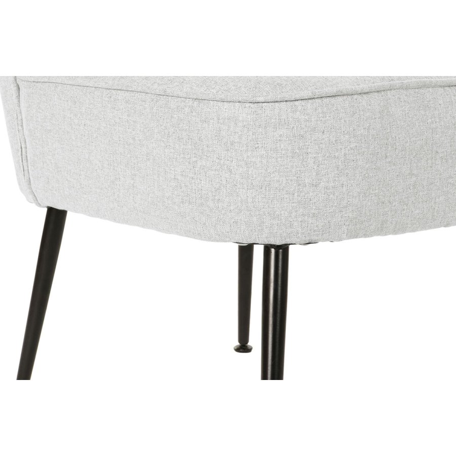 Lnestol DKD Home Decor Sort Beige Greige Metal 55 x 64 x 72,5 cm #4