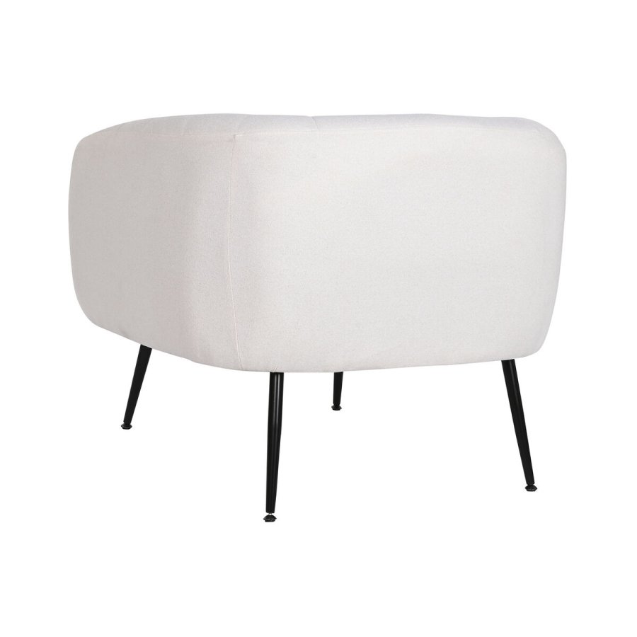 Lnestol DKD Home Decor Sort Beige Gylden Skum Tr Metal 81 x 75 x 73 cm #3