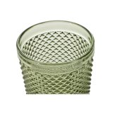 Glasst DKD Home Decor Grn Krystal Med relief 240 ml (6 enheder) #2