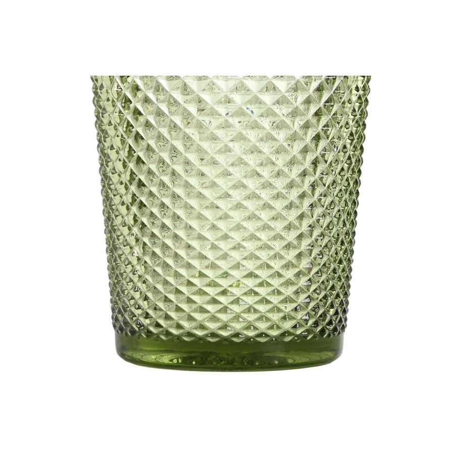 Glasst DKD Home Decor Grn Krystal Med relief 240 ml (6 enheder) #3
