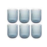 Glass�t DKD Home Decor Bl� Krystal 240 ml (6 enheder) #1
