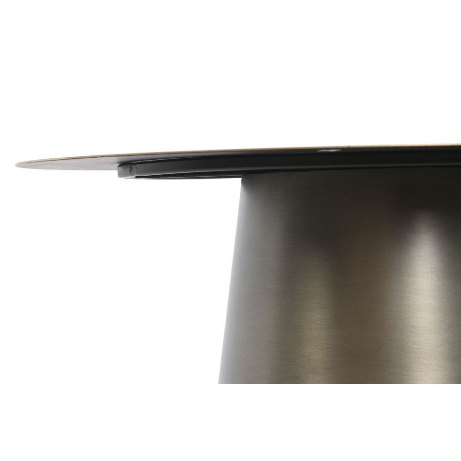 Sofabord DKD Home Decor Gylden Mrkegr Metal 60 x 60 x 37 cm #3