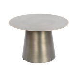 Sofabord DKD Home Decor Gylden Mrkegr Metal 60 x 60 x 37 cm #1