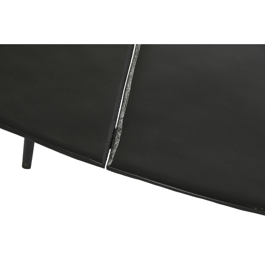 Sofabord DKD Home Decor Sort Gylden Aluminium Kobber 78 x 45 x 40 cm (2 enheder) #5